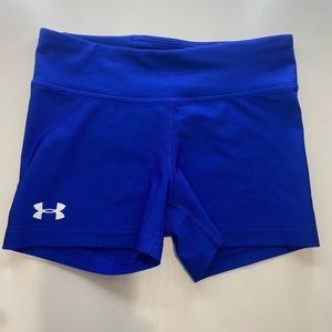 Blue underarmour spandex